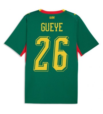 Senegal Pape Gueye #26 Bortatröja VM 2026 Kortärmad